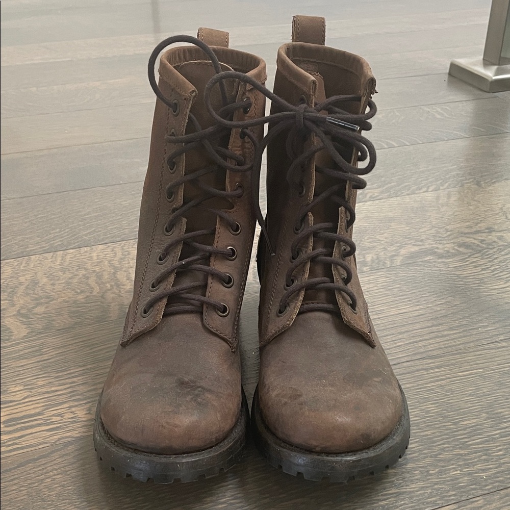 Ecote Brown Combat Boots